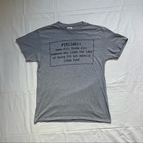 Delta Pro Weight Funny Graphic Tee Gray - Picture 1 of 8